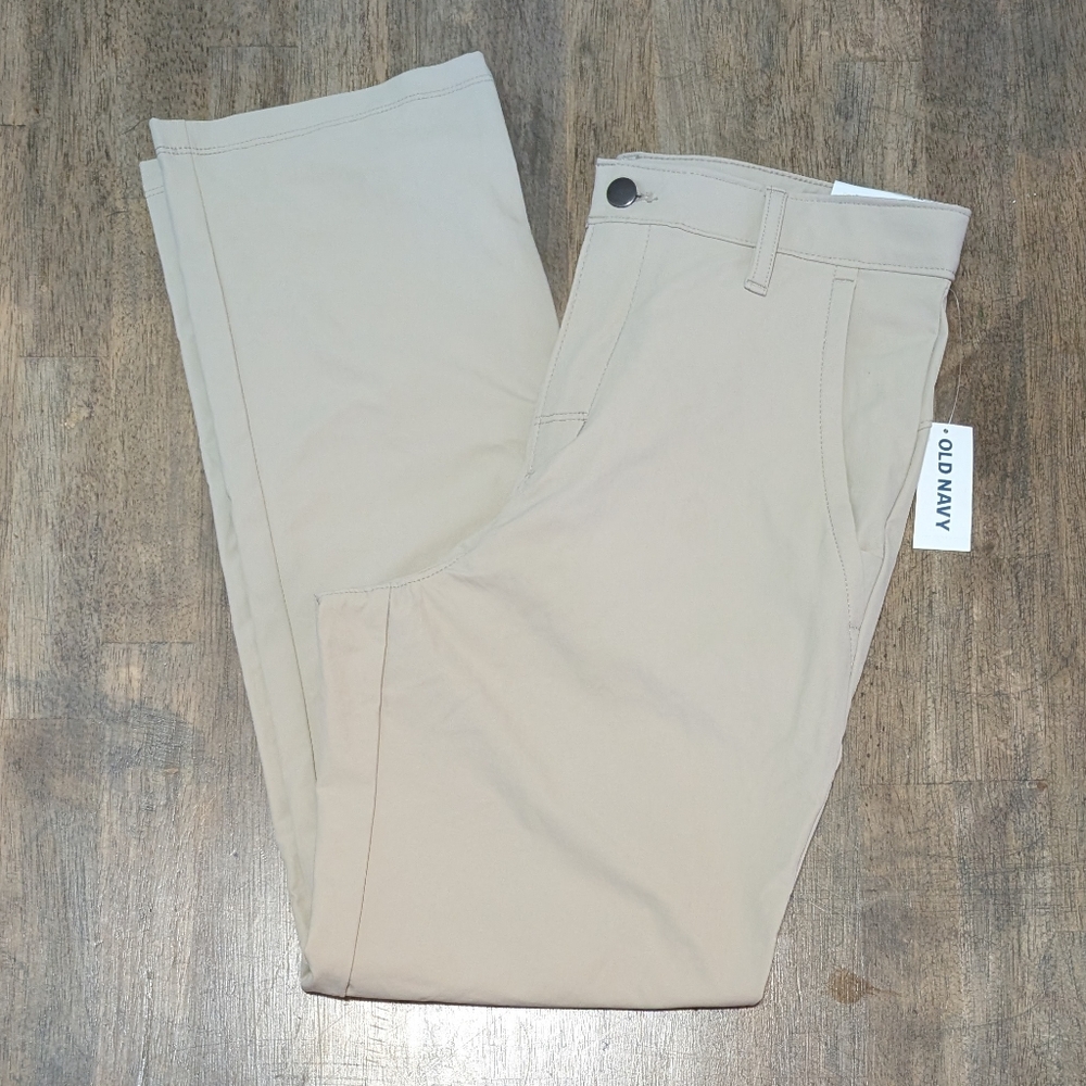 NWT Lightweight Girls Basic Tan Pants *M7